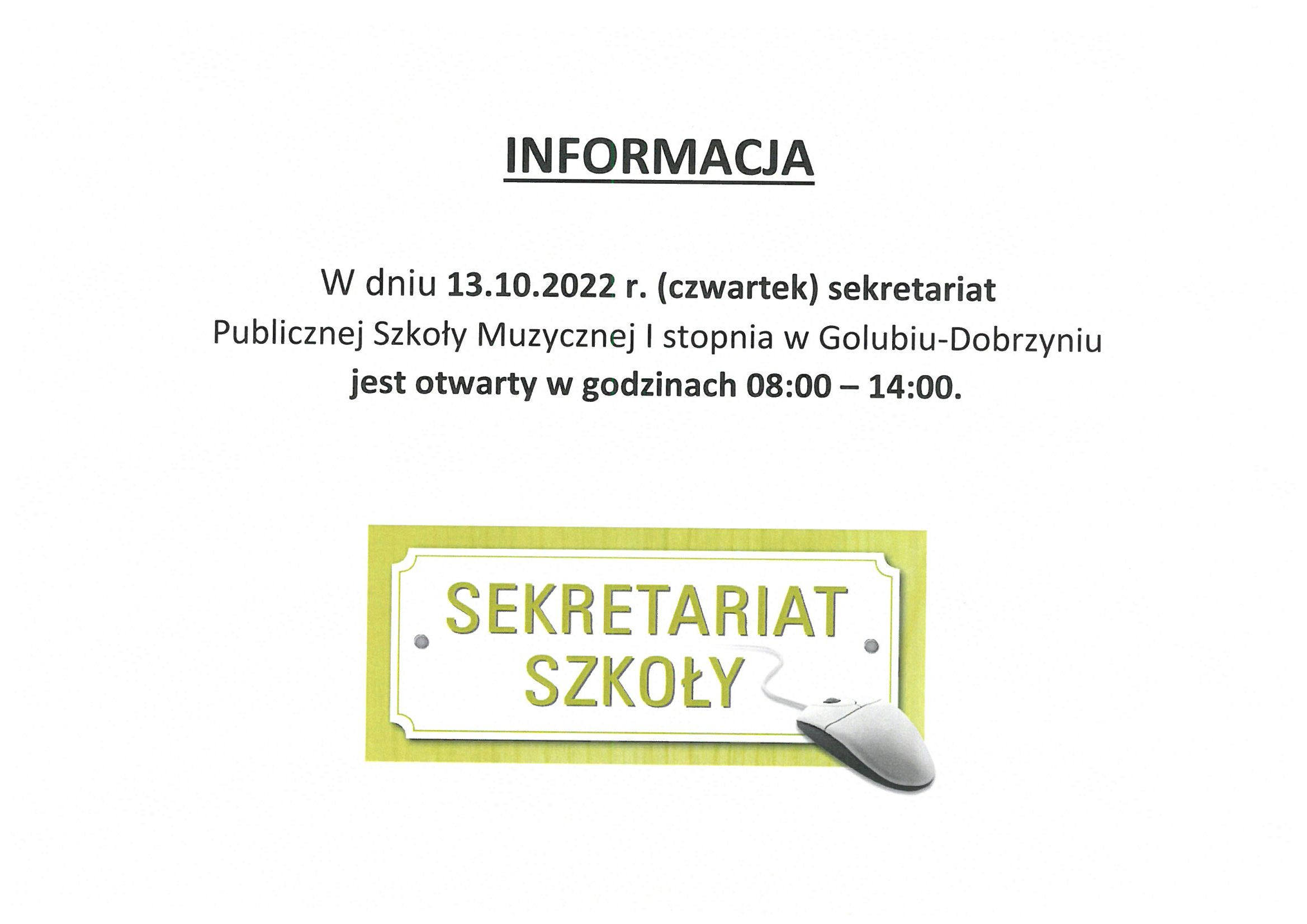 sekretariat szkoły